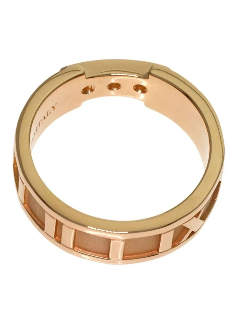 Tiffany & Co Atlas Diamond Ring 18K Pink Gold